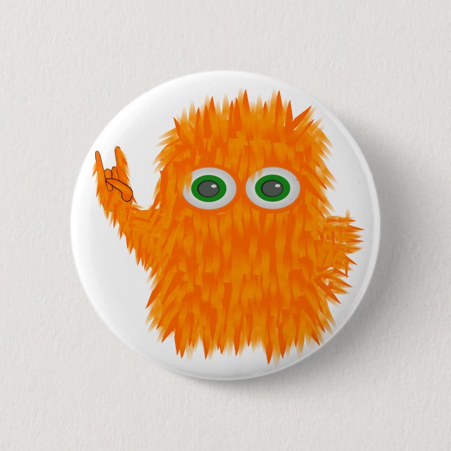 Music Monster 2 Inch Round Button (Front)