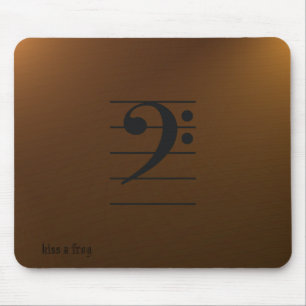 Music Mousepad - bass clef