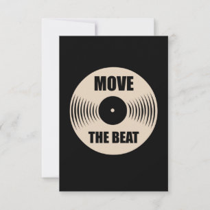 Music Move The Beat RSVP Card