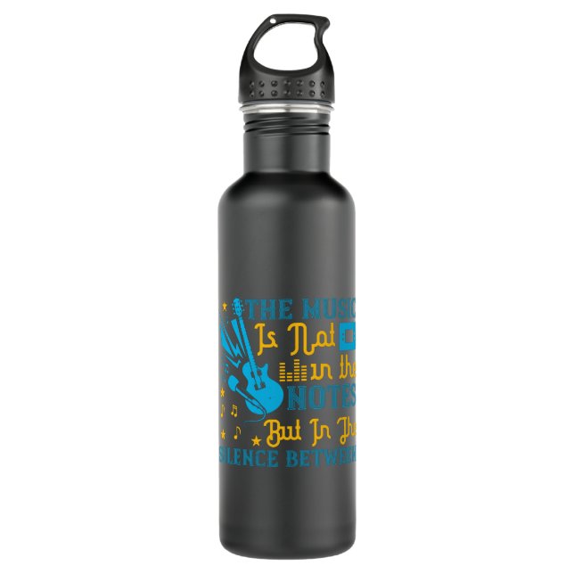 Music - Music Is Not In The Notes 710 Ml Water Bottle (Front)