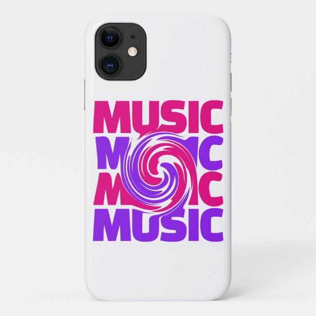 Music Music Music ! Iphone 11 case Design  (Back)