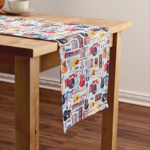Music Musical Instruments Table Runner