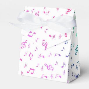 music, musical, note, melody, black, sound, clef, favor box