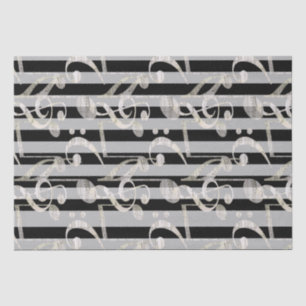 Music Notation Tissue Paper