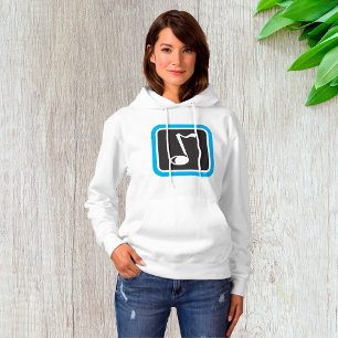 Music Note Bold Minimalist Musical Symbol  Hoodie
