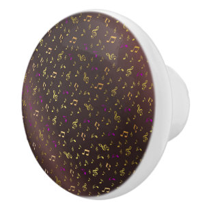 music, note, clef, band, symbol, shiny, elegant, ceramic knob