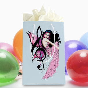 Music Note Fairy Medium Gift Bag