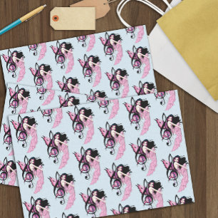 Music Note Fairy Tissue Paper