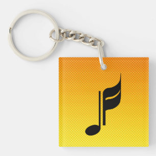 Music Note Keychain
