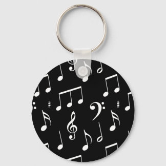 Music Note Keyring