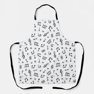 Music Note Musician Gifts Music Teacher  Apron