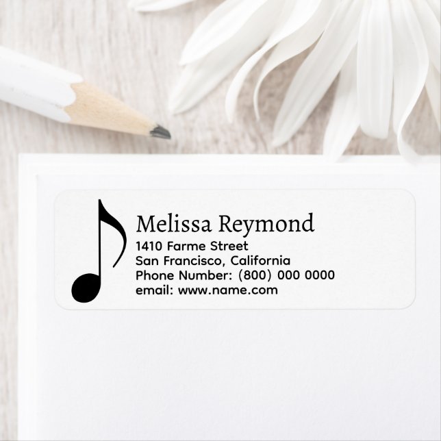 Music Note & Musician Name black and white (Insitu)