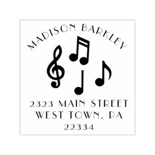 Music Note Musician Teacher Self-inking Stamp