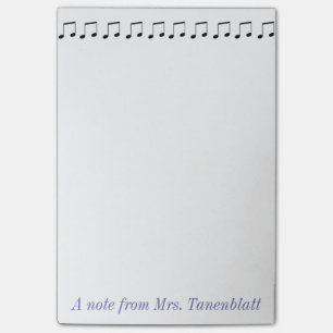 Music Note Pad Customizable