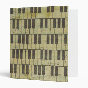 music note Pattern Music Theme Binder