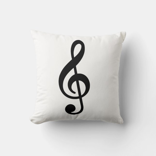 Music Note pillow for Teens (Front)
