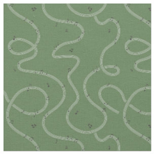 Music Note Sign Green additional Fabric