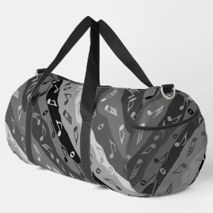 Music Note Stripes Duffle Bag