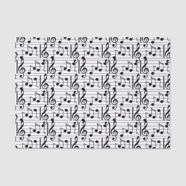 Music Note Tissue Paper (Front)