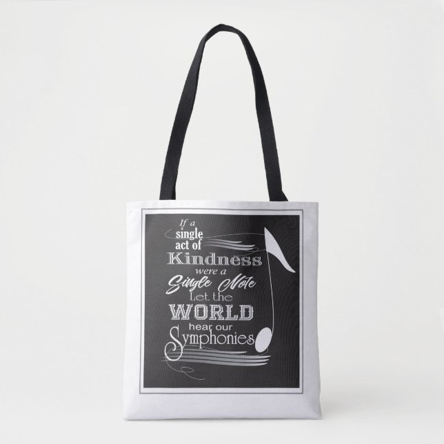 Music note tote bag (Front)
