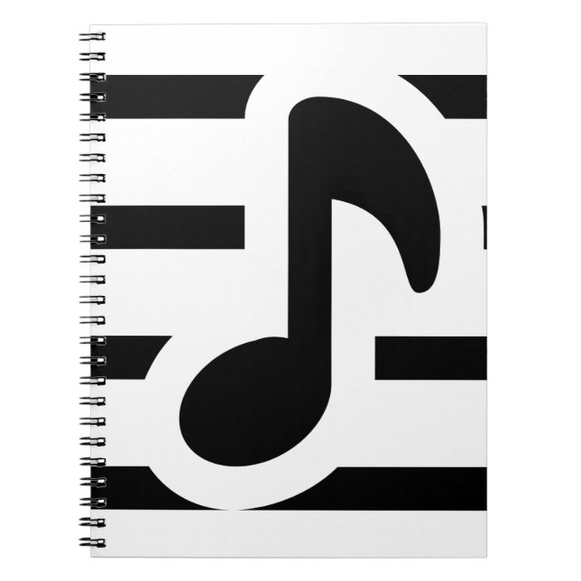 music  notebook. notebook (Front)