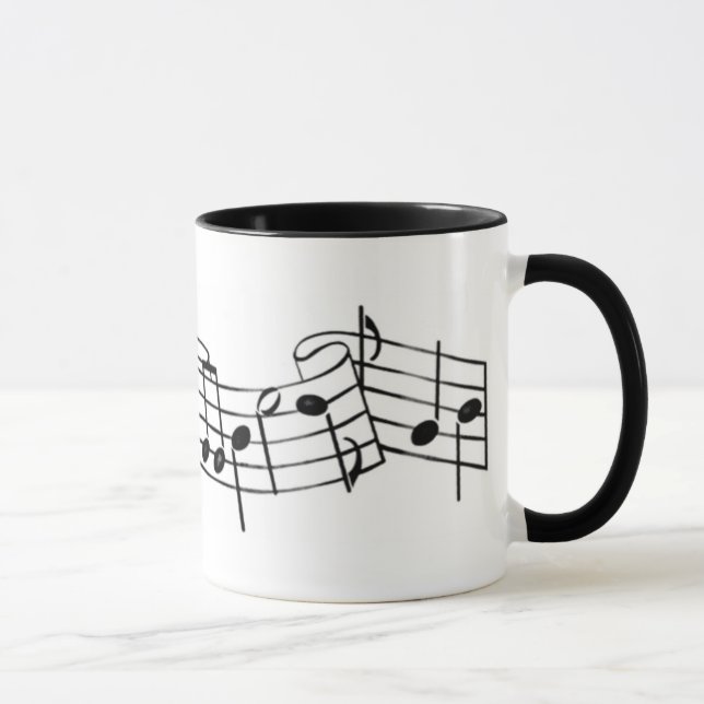 music notes 1 mug (Right)