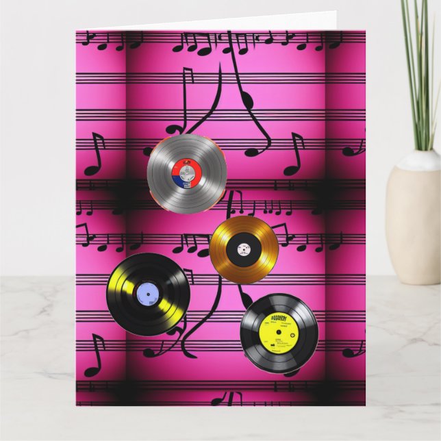 Music Notes and Records (Front)