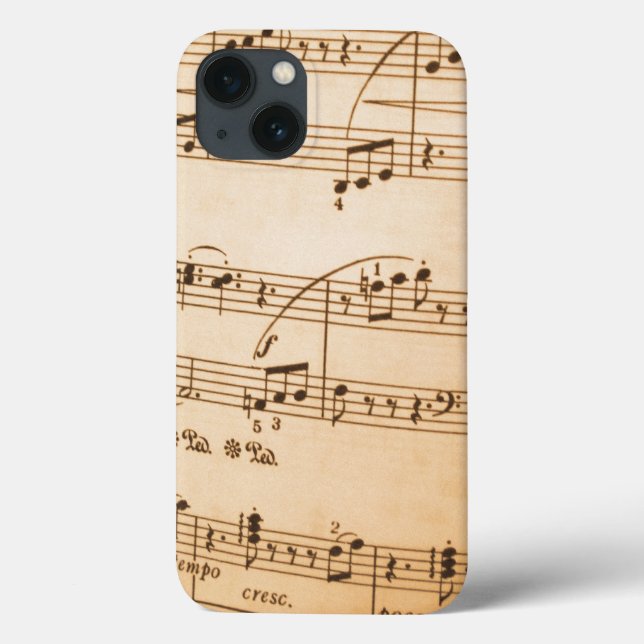Music Notes Background Case-Mate iPhone Case (Back)