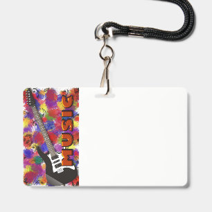 music notes badge