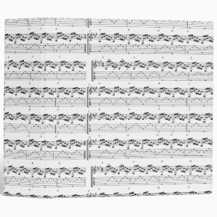 Music Notes Binder