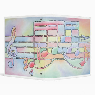 Music Notes Binder