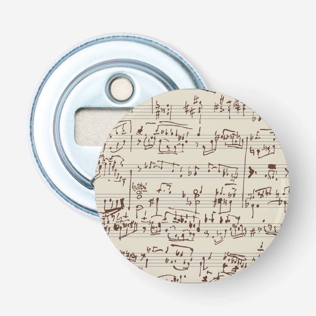 Music notes bottle opener (Front)