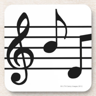 Music Notes Coaster