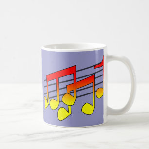 Music Notes Coffee Mug