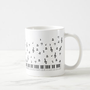 Music Notes Coffee Mug
