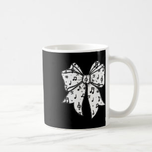 Music Notes Coquette Bow Music Teacher School Musi Coffee Mug