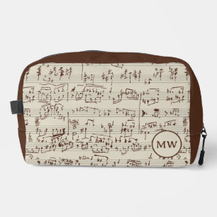 Music notes dopp kit