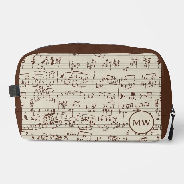 Music notes dopp kit (Front)
