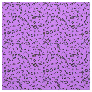 Music Notes Fabric