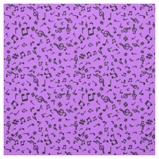 Music Notes Fabric
