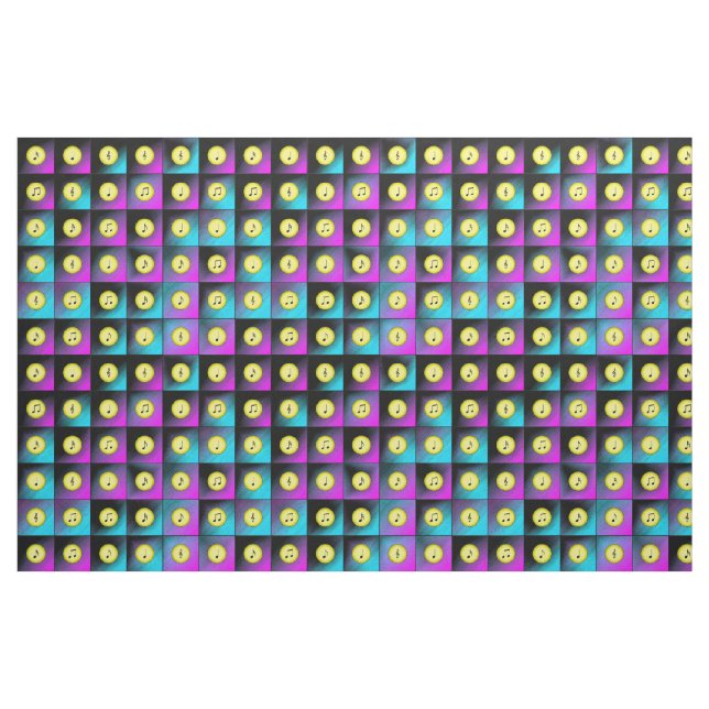 Music notes fabric (Yard)