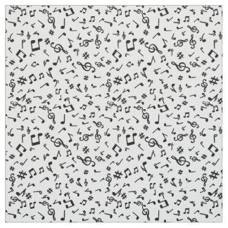 Music Notes Fabric