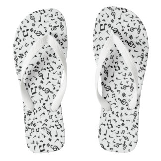 Music Notes Flip Flops