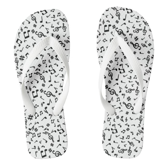 Music Notes   Flip Flops (Footbed)