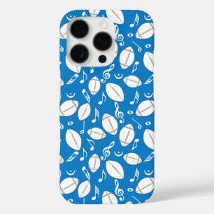 Music Notes Footballs iPhone 16 Pro Case