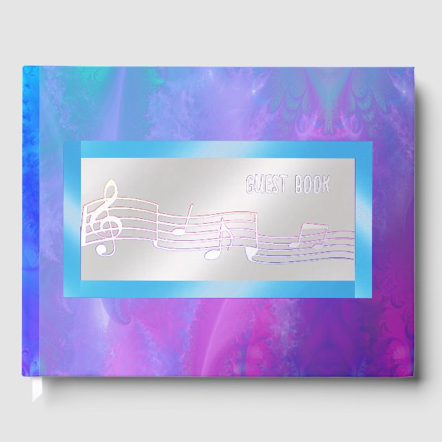 Music Notes Guest Book (Front)