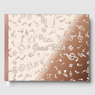 Music Notes Guest Book