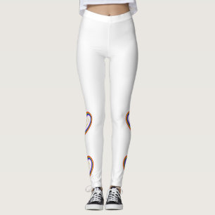Music notes in the rainbow, Leggings