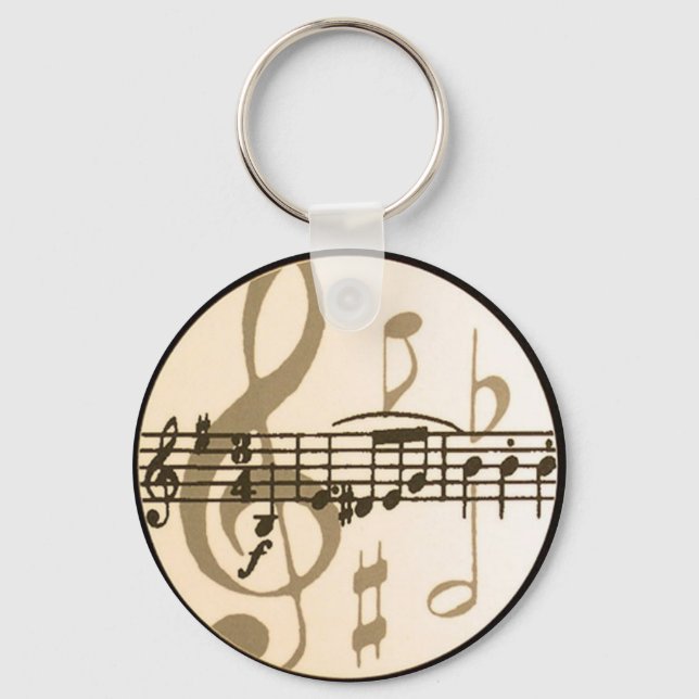Music Notes Keychain (Front)