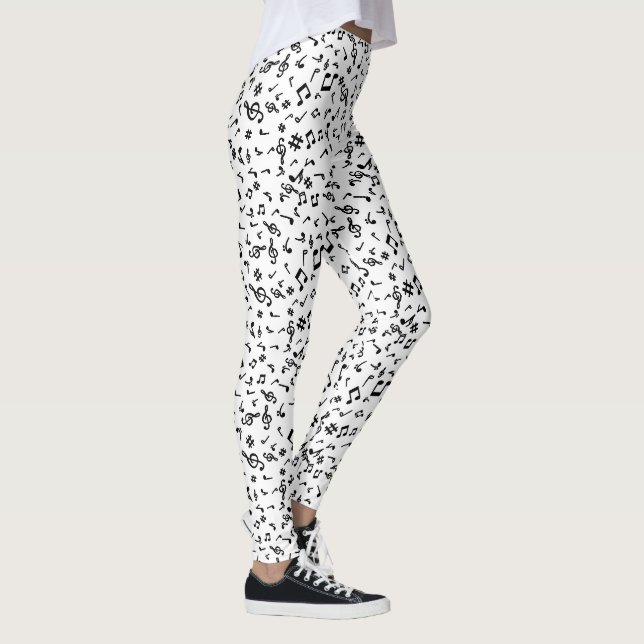Music Notes Leggings (Right)